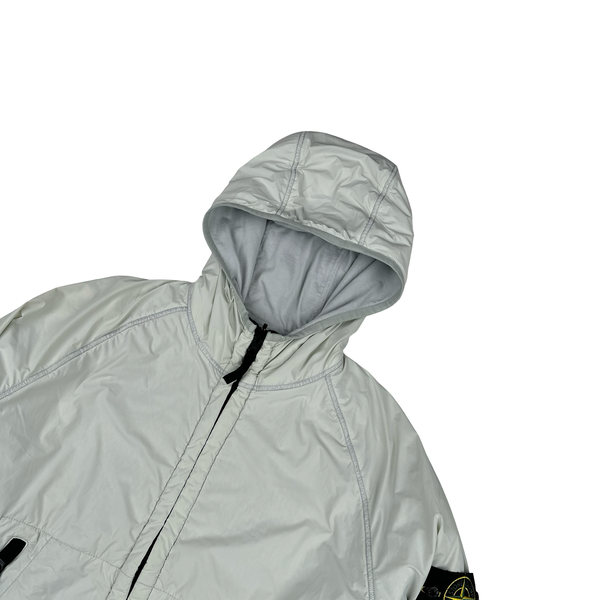 Stone Island 2022 Light Blue Comfort Tech Composite Reversible Polartec Jacket - Medium