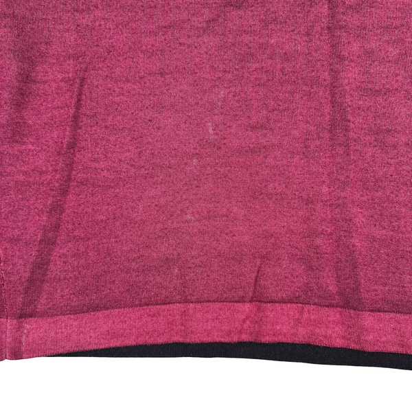 Stone Island 2018 Crimson Garment Dyed Knit Jumper - 3XL