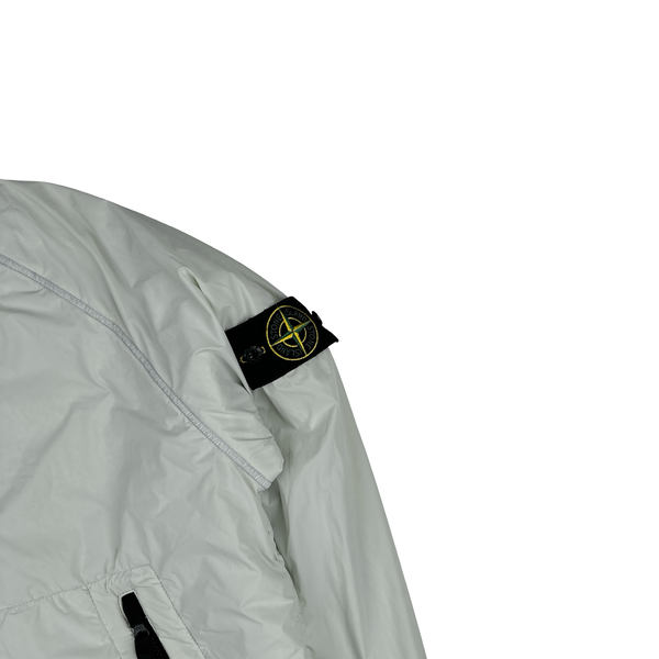 Stone Island 2022 Light Blue Comfort Tech Composite Reversible Polartec Jacket - Medium