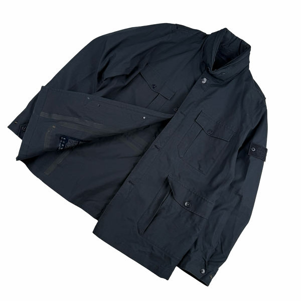 Stone Island 2014 Navy 3L Ghost Piece Performance Cotton Jacket - XXL