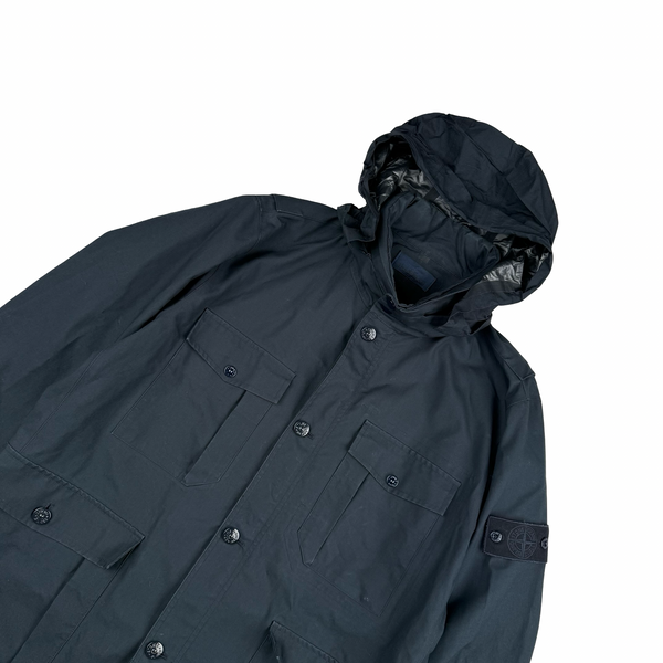 Stone Island 2014 Navy 3L Ghost Piece Performance Cotton Jacket - XXL