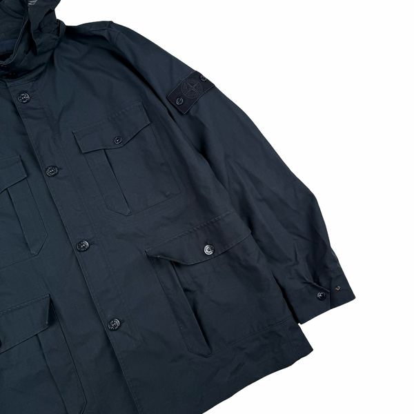 Stone Island 2014 Navy 3L Ghost Piece Performance Cotton Jacket - XXL