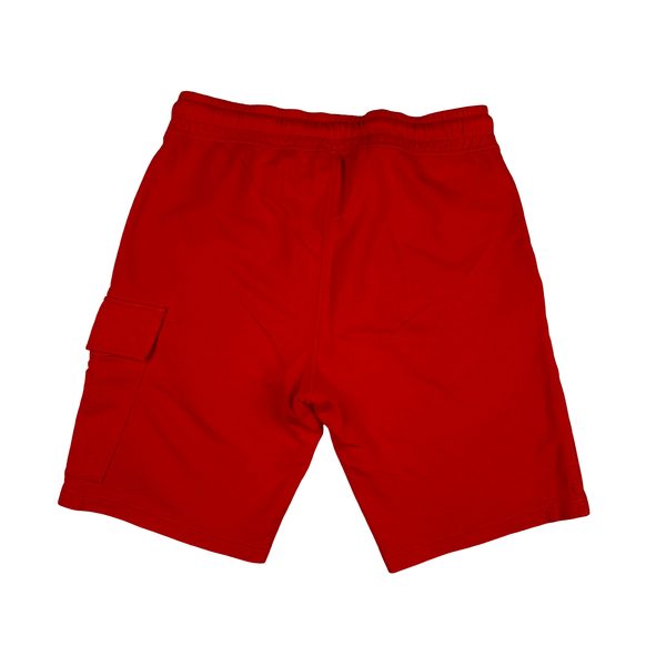 CP Company Orange Cotton Lens Viewer Shorts - Small