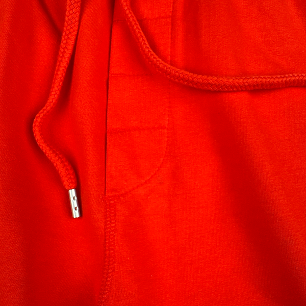 CP Company Orange Cotton Lens Viewer Shorts - Small