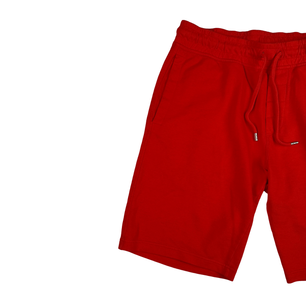 CP Company Orange Cotton Lens Viewer Shorts - Small
