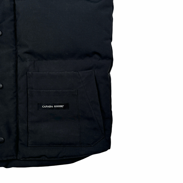 Canada Goose Black Garson Down Filled Gilet - Medium