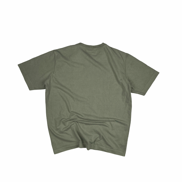 Stone Island Olive Compass Cotton T Shirt - XL
