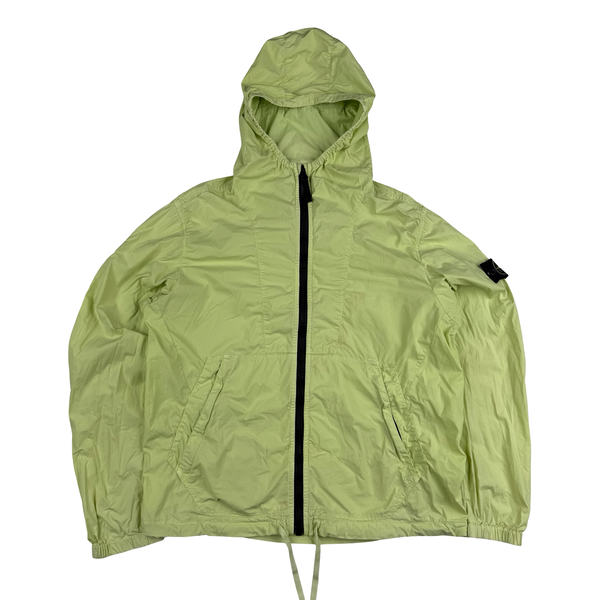Stone Island 2017 Yellow Tela Paracadute Hooded Jacket - XL