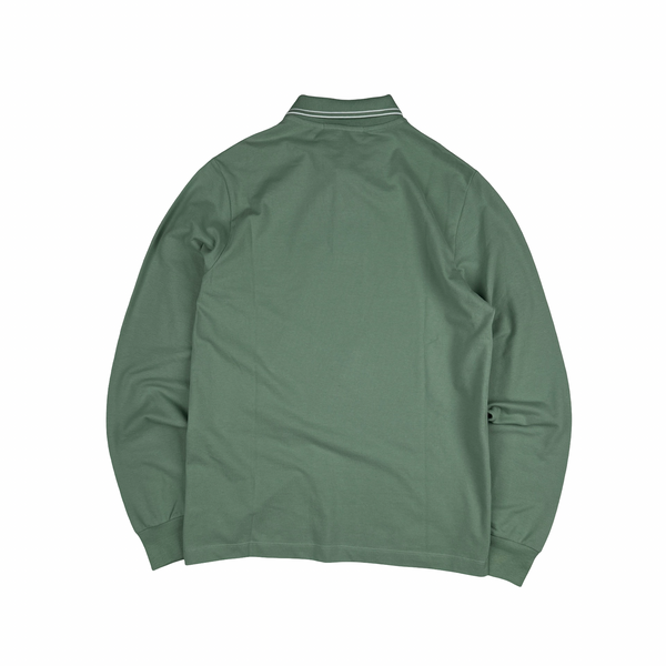 Stone Island 2022 Green Polo Longsleeve Shirt - Medium
