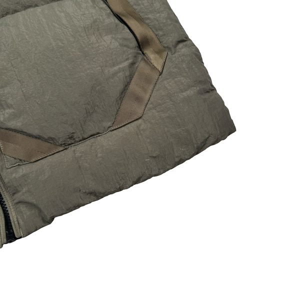 CP Company Khaki Saint Peter Goggle Down Gilet/Jacket - Age 14 (Small)