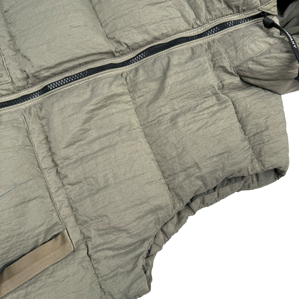 CP Company Khaki Saint Peter Goggle Down Gilet/Jacket - Age 14 (Small)