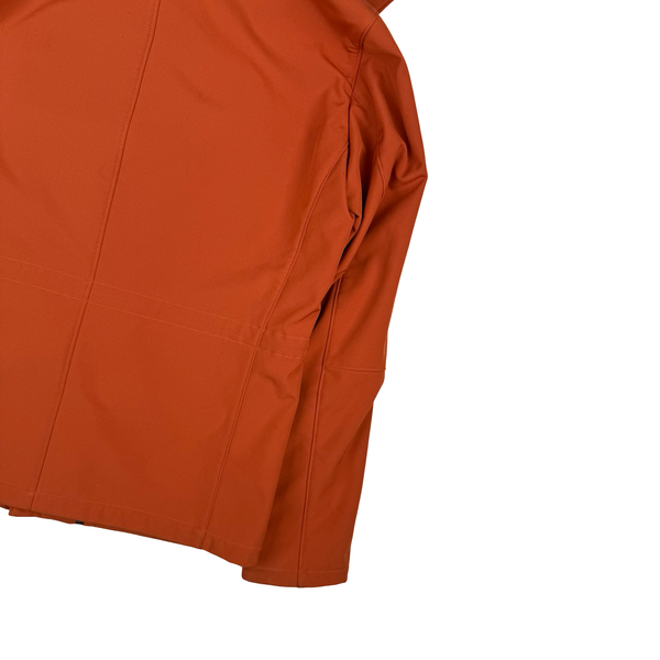 CP Company Orange Fleece Lined Soft CP Shell Goggle Jacket - Small (46)