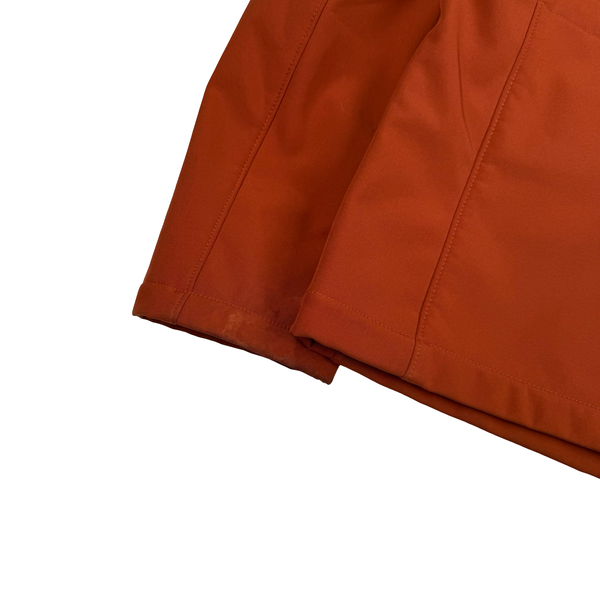 CP Company Orange Fleece Lined Soft CP Shell Goggle Jacket - Small (46)