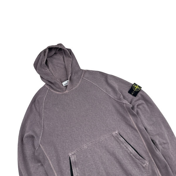 Stone Island 2021 Mauve Pullover Hoodie -  Medium