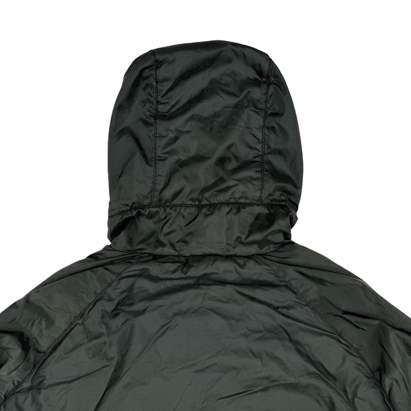 Stone Island 2000 Forest Green Vintage Fleece Lined Nylon Jacket - XXL