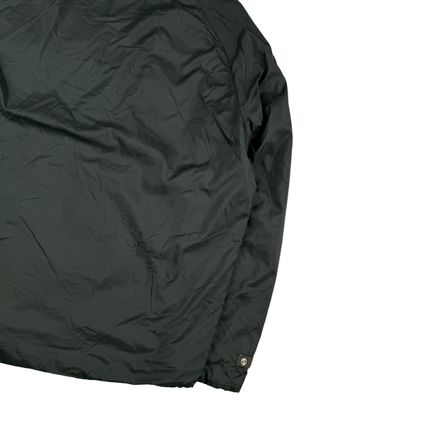 Stone Island 2000 Forest Green Vintage Fleece Lined Nylon Jacket - XXL
