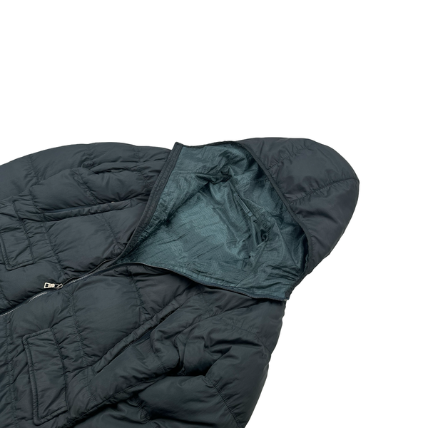 Prada Navy Nylon Padded Puffer Jacket - Large