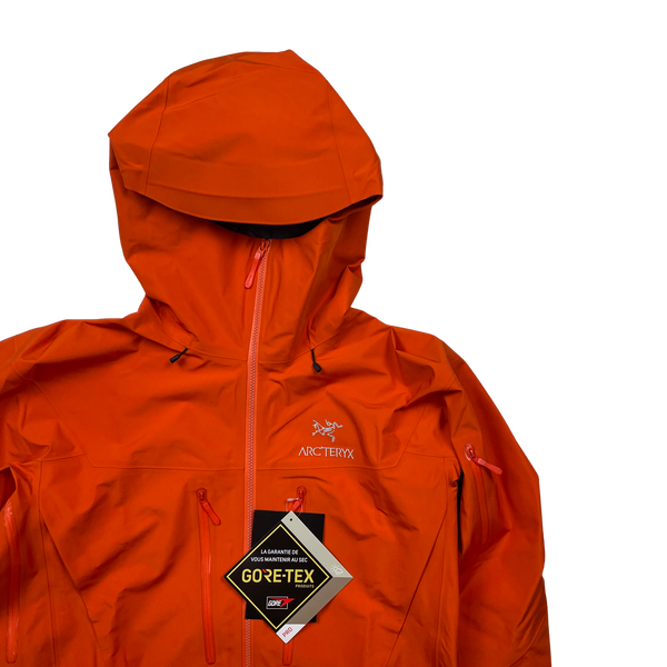 Arcteryx Alpha SV Orange Gore Tex Jacket Large