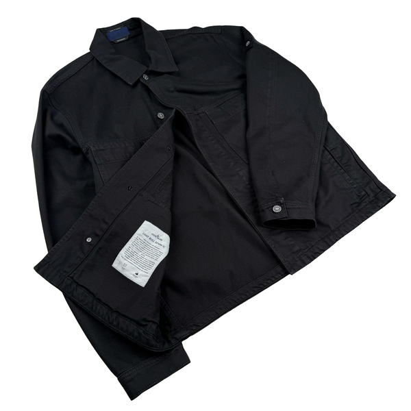 Stone Island 2026 Denim Research Black Denim Jacket - XXL