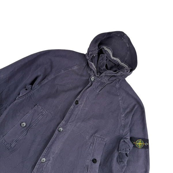 Stone Island Vintage 2003 Cotton Blend Hooded Jacket - XL
