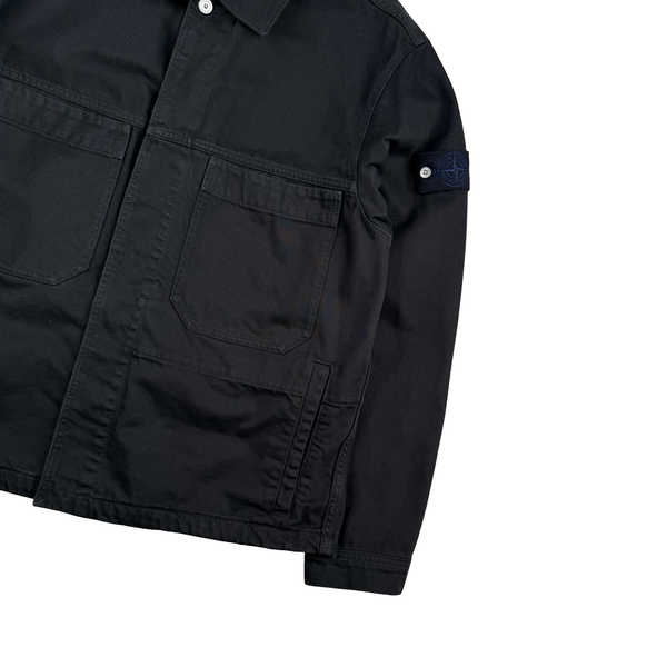 Stone Island 2026 Denim Research Black Denim Jacket - XXL