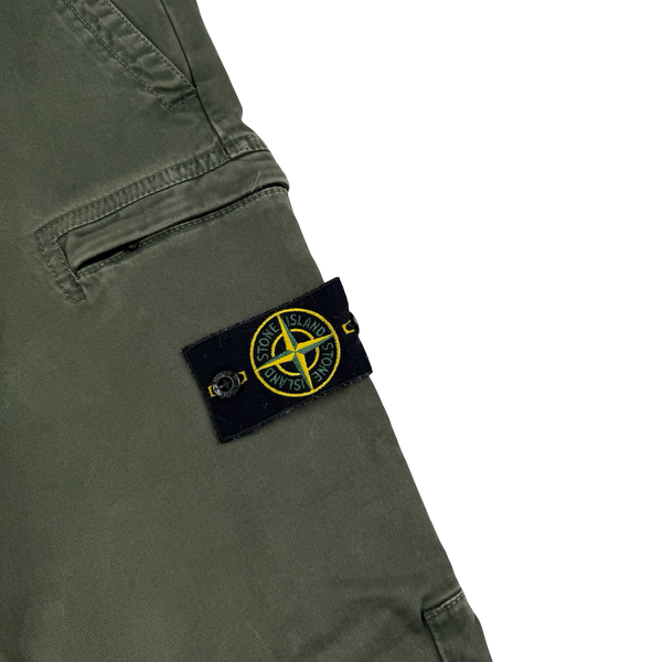 Stone Island 2020 Military Green SK Cargo Trousers - 31"
