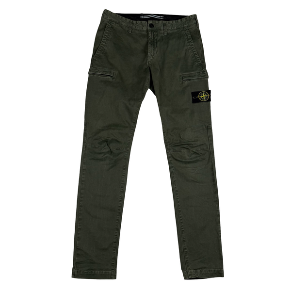 Stone Island 2020 Military Green SK Cargo Trousers - 31"