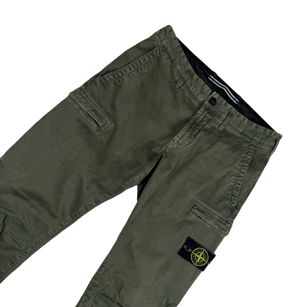 Stone Island 2020 Military Green SK Cargo Trousers - 31"