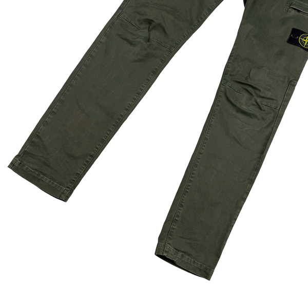 Stone Island 2020 Military Green SK Cargo Trousers - 31"