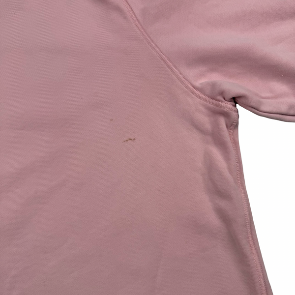 Stone Island 2023 Pink Crewneck Sweatshirt - Large