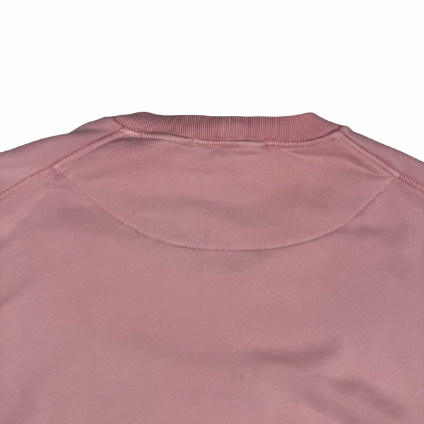 Stone Island 2023 Pink Crewneck Sweatshirt - Large