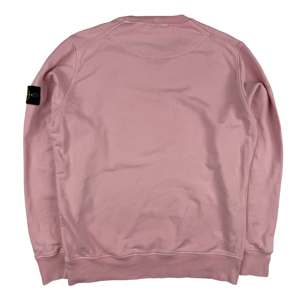 Stone Island 2023 Pink Crewneck Sweatshirt - Large