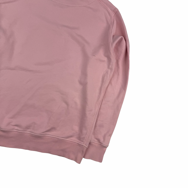 Stone Island 2023 Pink Crewneck Sweatshirt - Large