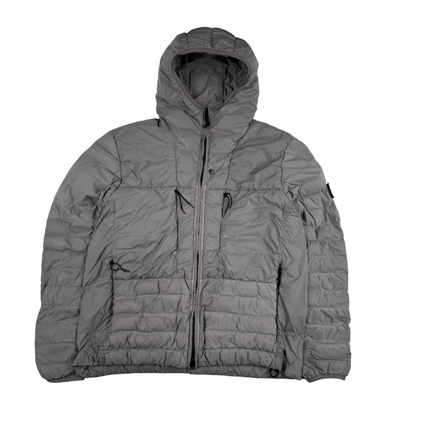 Stone Island 2025 Grey Seamless Tunnel Nylon Down-TC Jacket - 3XL