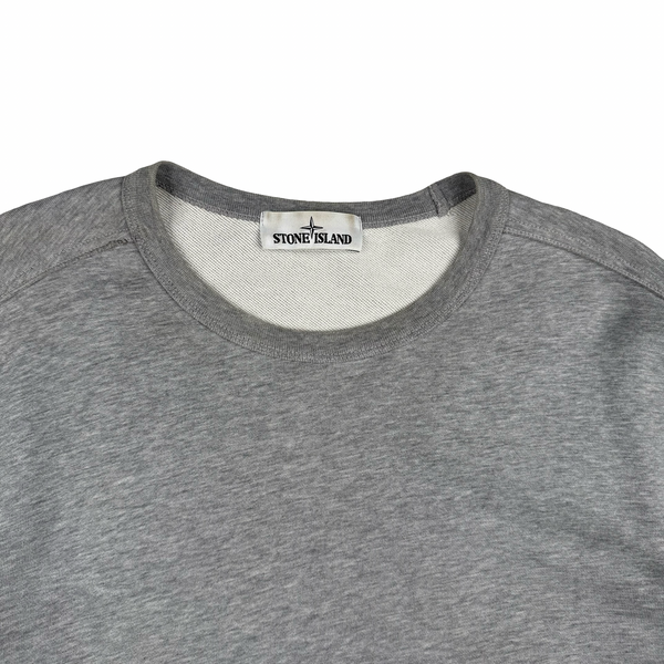 Stone Island 2019 Grey Crewneck Sweatshirt - Large