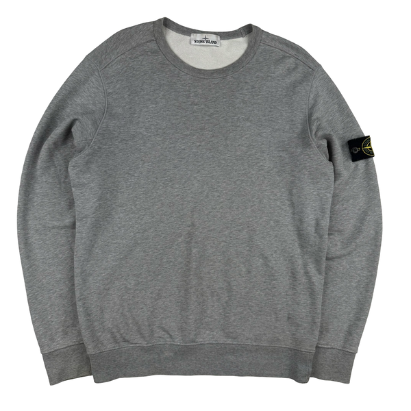 Stone Island 2019 Grey Crewneck Sweatshirt - Large