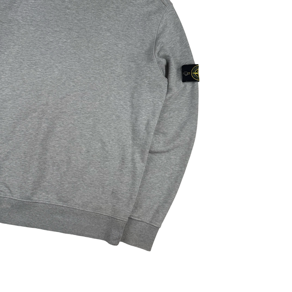 Stone Island 2019 Grey Crewneck Sweatshirt - Large