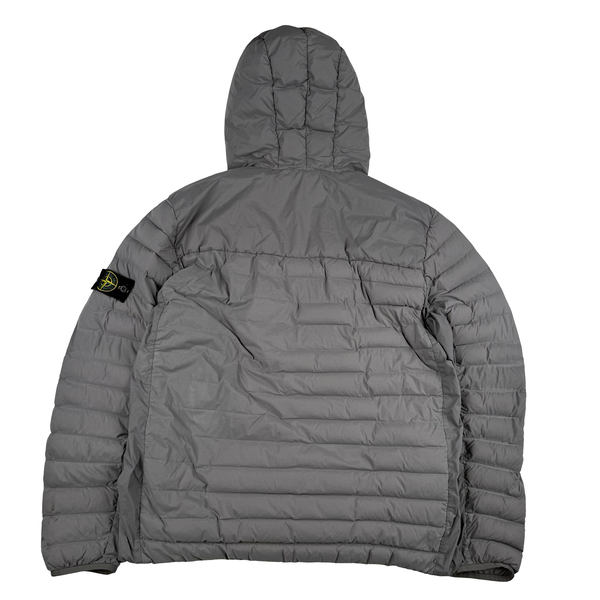 Stone Island 2025 Grey Seamless Tunnel Nylon Down-TC Jacket - 3XL