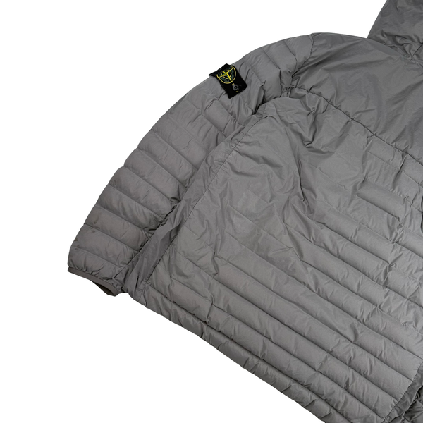 Stone Island 2025 Grey Seamless Tunnel Nylon Down-TC Jacket - 3XL