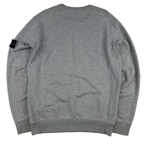 Stone Island 2019 Grey Crewneck Sweatshirt - Large