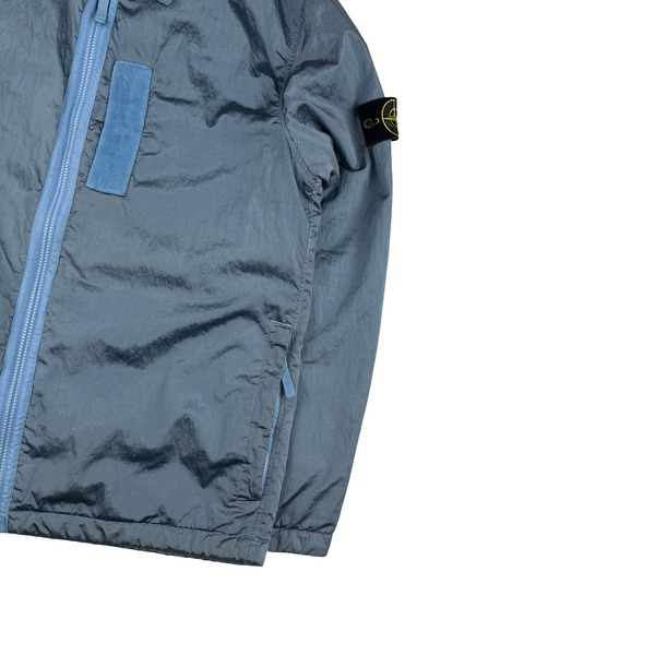 Stone Island 2022 Blue Nylon Metal Econyl Primaloft Lined Jacket - Large