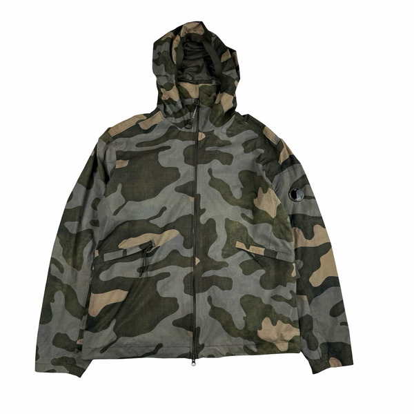 CP Company Camo Pro Tek Lens Viewer Full Zip Hooded Jacket - Large (50)