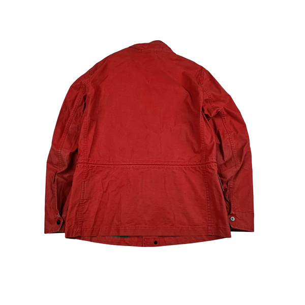 Stone Island Red 2013 Tela Stella Field Jacket - Medium
