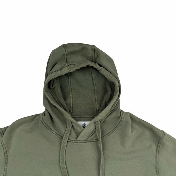 Stone Island Sage Cotton Hoodie Jumper - XL