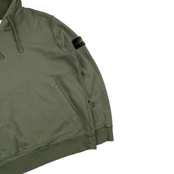 Stone Island Sage Cotton Hoodie Jumper - XL