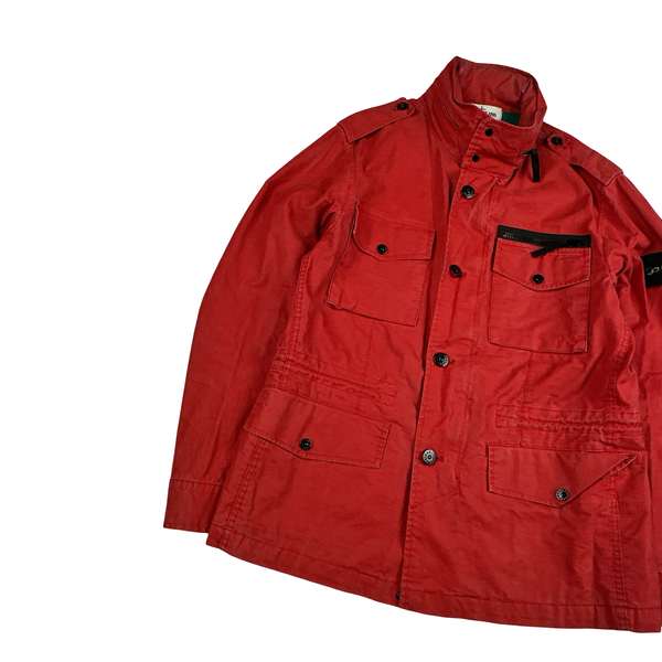 Stone Island Red 2013 Tela Stella Field Jacket - Medium
