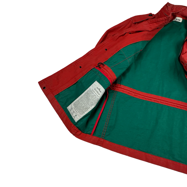 Stone Island Red 2013 Tela Stella Field Jacket - Medium