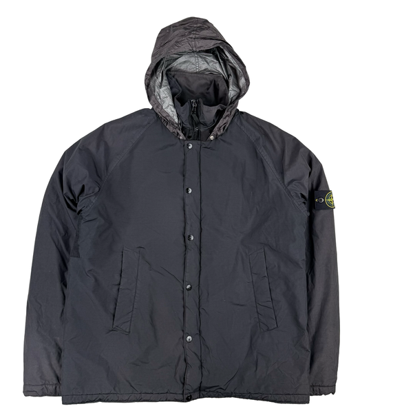Stone Island Vintage 2004 Black Nylon Padded  Jacket - XL