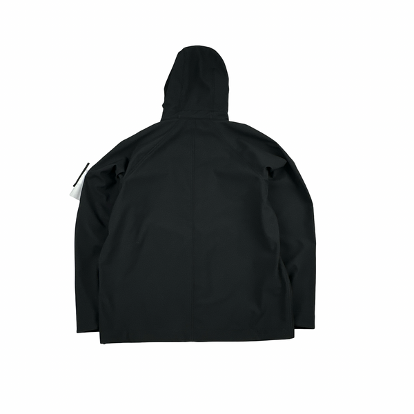 Stone Island 2025 Black Soft Shell R Jacket - Large