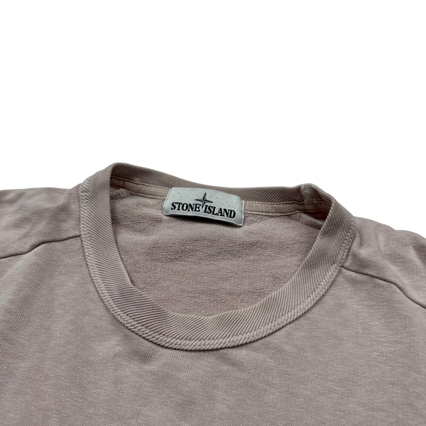 Stone Island 2016 Pink Crewneck Sweatshirt - Large